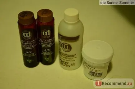 Масло для фарбування волосся constant delight olio colorante без аміаку - «безаміачна фарба!