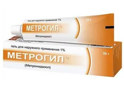 Metrogil gel pentru unguente acnee tratament, comprimate metronidazol