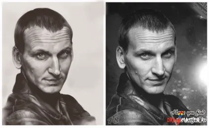 Як намалювати портрет олівцем у photoshop (олівець) Як намалювати портрет олівцем у photoshop
