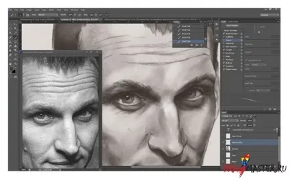Як намалювати портрет олівцем у photoshop (портрет) Як намалювати портрет олівцем у photoshop