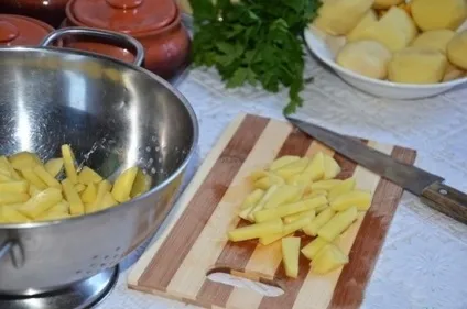 Як нарізати картоплю соломкою, ls (картопля) Як нарізати картоплю соломкою, ls