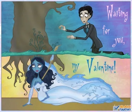 Як намалювати мультик - труп нареченої - (corpse bride) олівцем поетапно