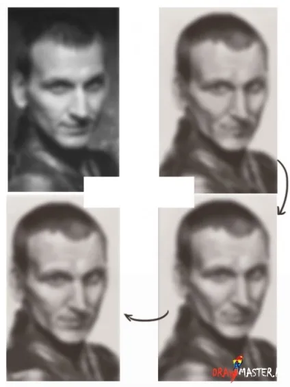 Як намалювати портрет олівцем у photoshop (урок photoshop) Як намалювати портрет олівцем у photoshop