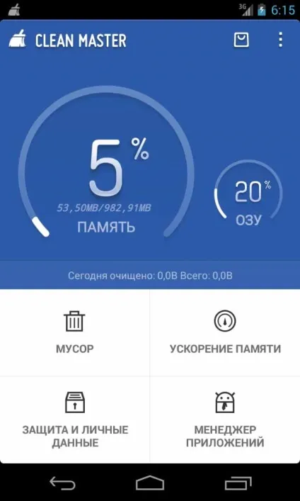 Як на андроїд очистити пам'ять докладна інструкція