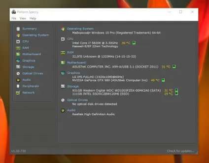 Piriform speccy 2017 скачати безкоштовно для windows 7, 8, 10 (2017) Piriform speccy 2017 скачати безкоштовно для windows 7, 8, 10