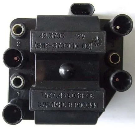 Запалване модул 2109 (карбуратор, инжектор) за свързване на високо напрежение проводници,