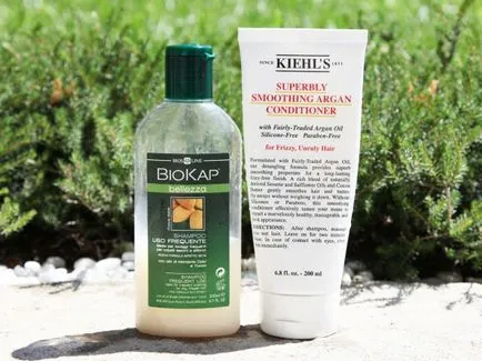 Моята грижа за косата от biokap и коментари принадлежности Kiehl