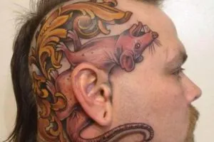 tatuaj masculin și feminin pe capul lui - valoarea ideilor, 120 de fotografii
