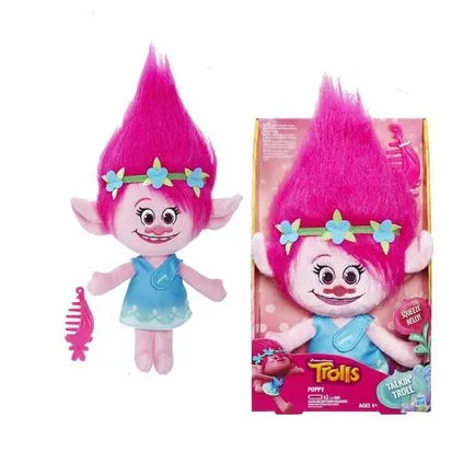 Меки играчки тролове - говорещи Poppy от Hasbro, b7772 - купуват в онлайн магазина