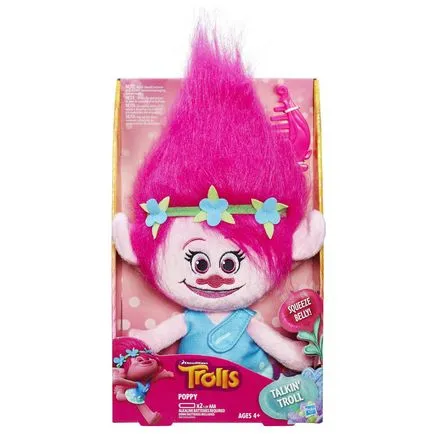 Меки играчки тролове - говорещи Poppy от Hasbro, b7772 - купуват в онлайн магазина