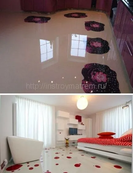 Саморазливна етаж в апартамента - красива етаж на ден