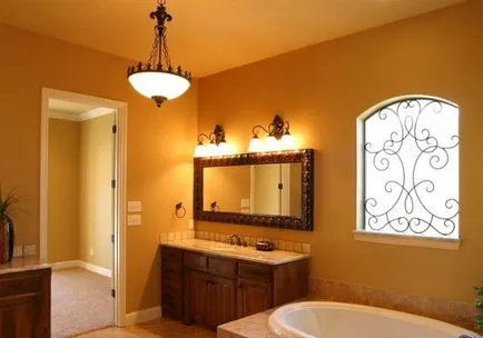 Világítás kis fürdőszoba szoba fotó