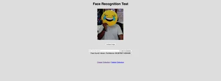 Създаването на уеб приложение за разпознаване на лица, на час