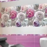 Плитка для ванною з квітами фото колекції (ванною) Плитка для ванною з квітами фото колекції