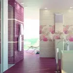 Плитка для ванною з квітами фото колекції (колір ванної кімнати) Плитка для ванною з квітами фото колекції