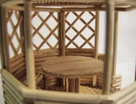 Pas cu pas tutorial pentru crearea unui model de lemn scobitori chioșc fabrica hobby-