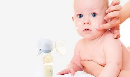 Pattanások az arcon az újszülött okai és kezelése