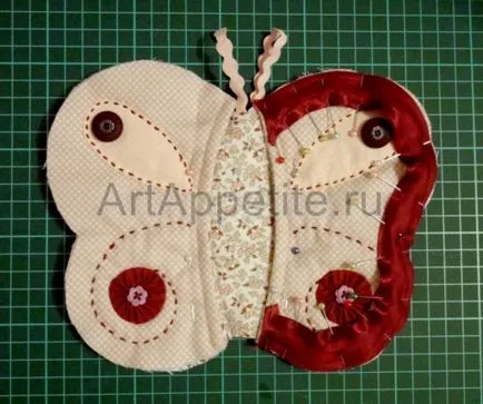 Potholder пеперуда модел и майсторски клас, artappetite