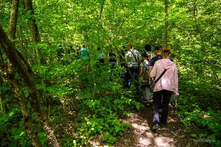 Pshadskie vízesések és dolmenek a folyó völgyében Pshada