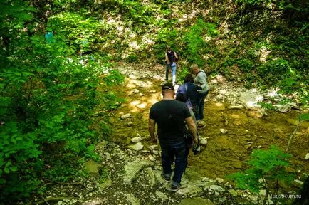 Pshadskie vízesések és dolmenek a folyó völgyében Pshada