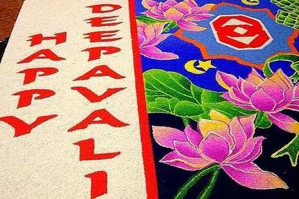 Rangoli - kép ima és kanapék, asiasabai