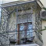 Baruri pe balcon și loggia forjate, metal, carcase foto