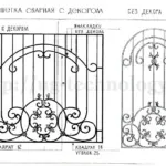 Барове на балкона и лоджия ковани метални заграждения снимка