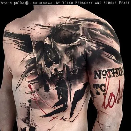 Realismul thrash tatuaj polcă - un nou stil de tatuaj