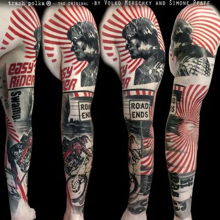 Realismul thrash tatuaj polcă - un nou stil de tatuaj