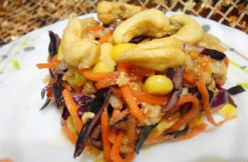 Salata Rețetă cu caju si pui - salata de pui 1001 alimente