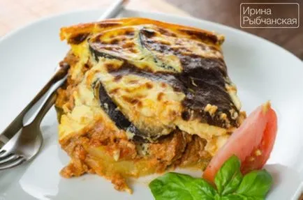 Recept moussaka görög padlizsán és a darált húst