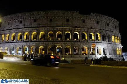 Róma, a Colosseum nélkül sorban, a Flavius ​​Amfiteátrum, hogyan lehet eljutni a Colosseum