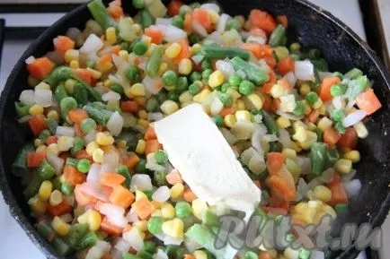 Rețetă pentru orez cu legume congelate - reteta cu fotografii