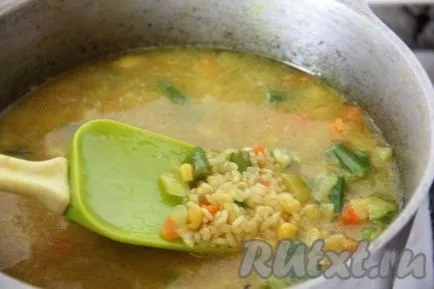 Рецепта за ориз със замразени зеленчуци - рецепта със снимки