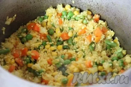 Recept rizs fagyasztott zöldség - recept fotókkal