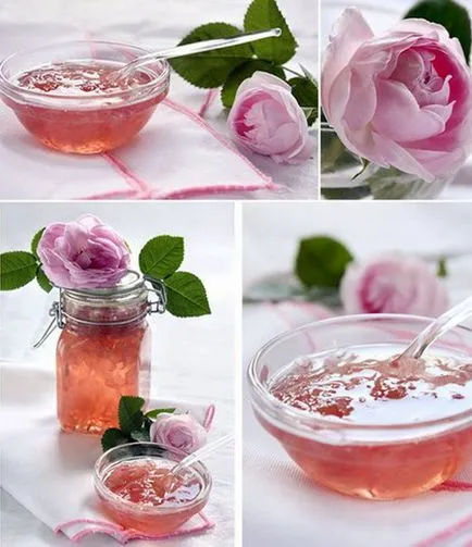 Pink сладко - сладко от рози рецепти - как да се готвя конфитюр