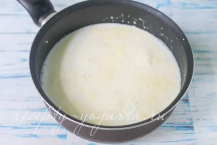 Kefír az olvasztott tejből otthon recept, házi joghurt