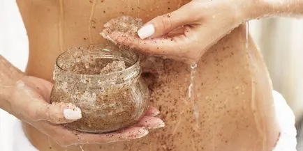 exfoliant de zahăr de curățare a pielii ușoară