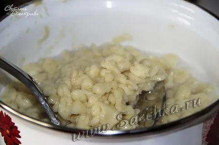 Spätzle (Spätzle) - recept fotókkal