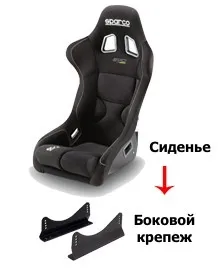 Підбір сидінь для автоспорту