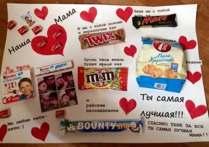 Подарунок мамі на день народження своїми руками оригінальний подарунок від дочки і від сина