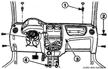 tablou de bord pentru indepartarea Daewoo Matiz Daewoo Matiz (deo Matiz)