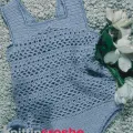 Alocați costum tricotate pentru circuit croșetat nou-născut