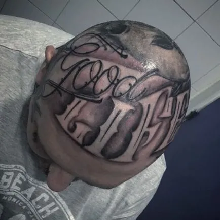 Tatuaje pe cap 46 de fotografii, schițe