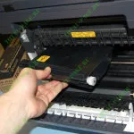 Eliminarea buncărului de toner din reziduurile de toner wt-1110, de exemplu, kyocera fs-1025mfp, imprimante și