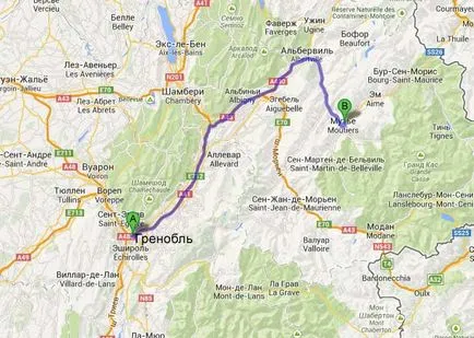 Három Valleys - sípályák Franciaországban