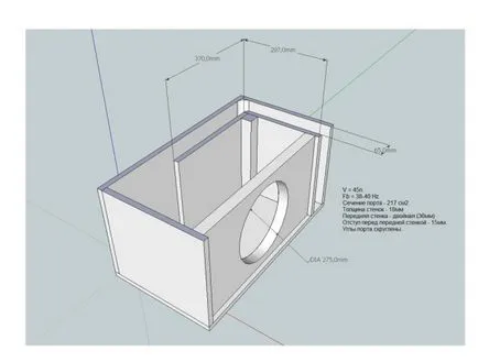 Subwoofer Instalarea 2109 de producție a cutiei cu mâinile lor