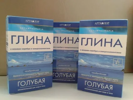 Користь масок з блакитної глини для обличчя відгуки, рецепти, властивості
