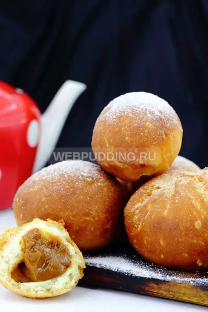 Пончики зі згущеним молоком рецепт з фото, як приготувати на (згущеним молоком) Пончики зі згущеним молоком рецепт з фото, як приготувати на