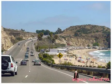 Scenic autostrada coasta Road America Pacific în California